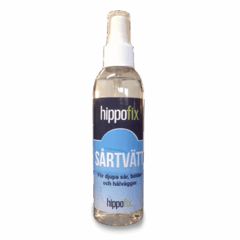 Hippofix sårtvätt för häst 200 ml och 1 liter flaska