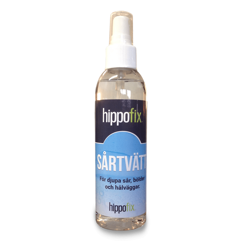 Hippofix sårtvätt för häst 200 ml och 1 liter flaska