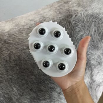 Massage- och magnetborste för häst, helbild med båda sidor synliga