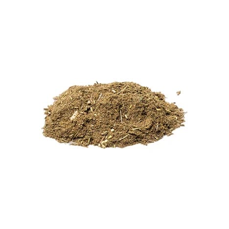 Örttillskott för häst med munkpeppar, spirulina, nässla och gurkmeja